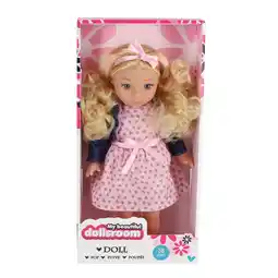 Top1Toys My beautiful Dolls Room pop met soft body 36 cm assorti aanbieding