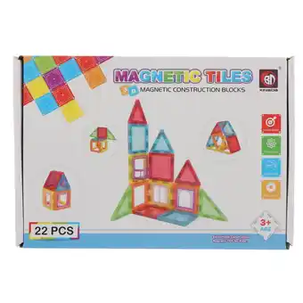 Top1Toys Magnetische tegels 22 delig aanbieding