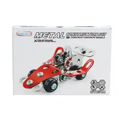 Top1Toys Constructieset voertuigen metaal 4 assorti aanbieding