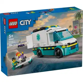 Top1Toys LEGO 60451 City Great Vehicles Ambulance aanbieding