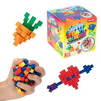 Top1Toys Puzzel foam blokken 1 cm zelfklevend aanbieding