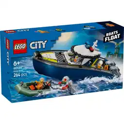 Top1Toys LEGO 60456 City Police Achtervolging Met Politieboot aanbieding
