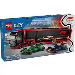 Top1Toys LEGO 60445 City F1 truck met RB20 en AMR24 F1 auto's aanbieding