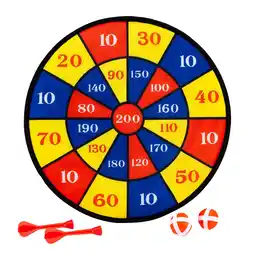 Top1Toys Dartbord Met Klittenband aanbieding