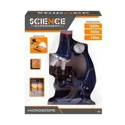 Top1Toys Science Microscoop 1200 X B/O aanbieding