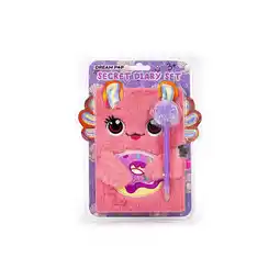Top1Toys Dream Pop Fluffy Dagboek Axelot met Pompompen aanbieding