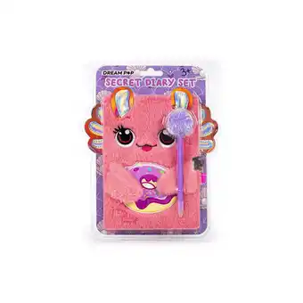 Top1Toys Dream Pop Fluffy Dagboek Axelot met Pompompen aanbieding