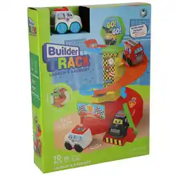 Top1Toys Racebaan met 1 auto pre-school aanbieding