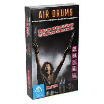 Top1Toys Idance drums freedom electrisch zwart inclusief licht en mengpaneel aanbieding