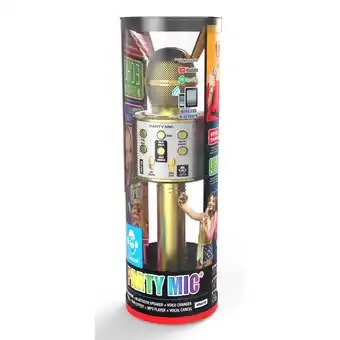 Top1Toys Idance bluetooth party microfoon goud aanbieding