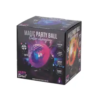 Top1Toys Party Time Magische party bal met disco effect en afstandsbediening aanbieding