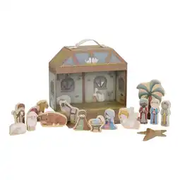 Top1Toys Little Dutch speelkoffer kerststal fsc aanbieding