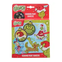 Top1Toys The Grinch diamond paint hangers 5 stuks inclusief 1100 diamonds aanbieding