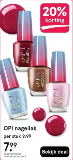 Etos OPI nagellak aanbieding