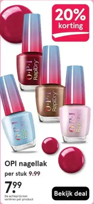 Etos OPI nagellak aanbieding