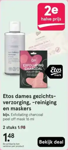 Etos Etos dames gezichts verzorging, reiniging en maskers aanbieding