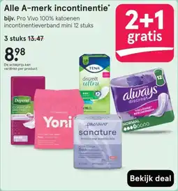 Etos Alle A-merk incontinentie aanbieding
