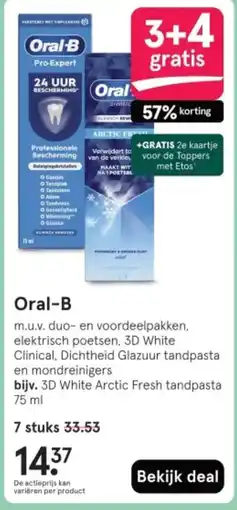 Etos Oral-B aanbieding