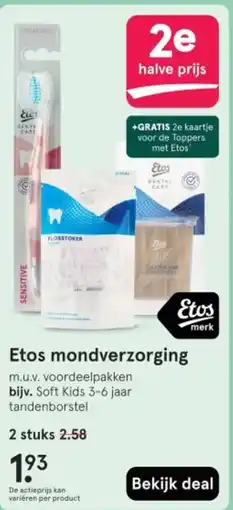Etos Etos mondverzorging aanbieding