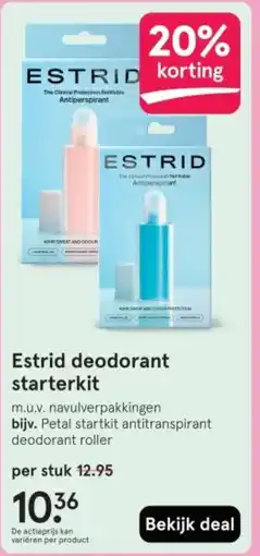 Etos Estrid deodorant starterkit aanbieding