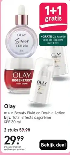 Etos Olay aanbieding