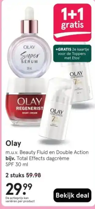 Etos Olay aanbieding