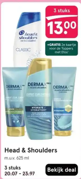 Etos Head & Shoulders aanbieding