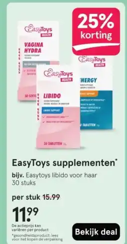 Etos EasyToys supplementen aanbieding