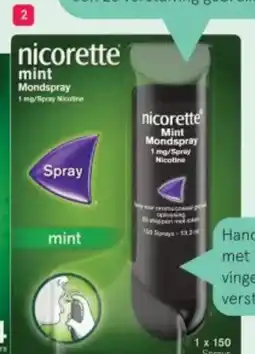 Etos Nicorette mondspray aanbieding