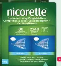 Etos Nicorette Freshmint zuigtabletten aanbieding