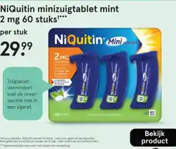 Etos NiQuitin minizuigtablet mint aanbieding