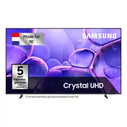 MediaMarkt Samsung 65 Crystal Uhd U8000f (2025) aanbieding