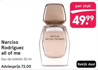 Etos Narciso Rodriguez all of me aanbieding