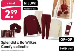 Etos Splendid x Bo Wilkes Comfy collectie aanbieding