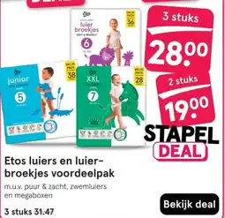 Etos Etos luiers en luier- broekjes voordeelpak aanbieding