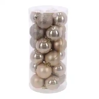 Van Cranenbroek Kerstbal 6cm mix 24st pearl aanbieding