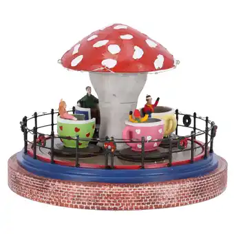 Van Cranenbroek Kerstdorp draaiende kopjes 26x20cm aanbieding