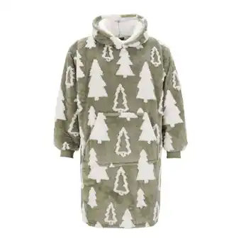 Van Cranenbroek Hoodie trees groen aanbieding