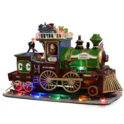 Van Cranenbroek Kerstdorp trein 32x20cm aanbieding