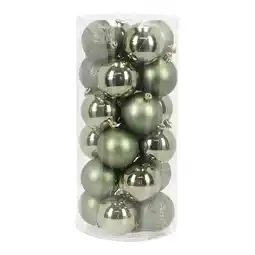 Van Cranenbroek Kerstbal 6cm mix 26st rosemary green aanbieding