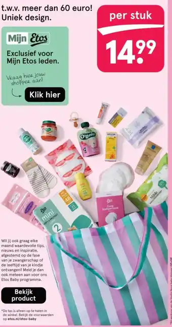 Etos Exclusief voor Mijn Etos leden aanbieding