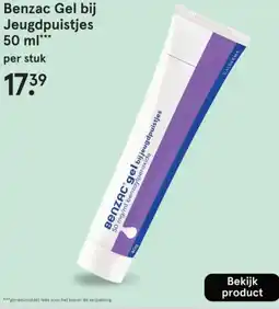 Etos Benzac Gel bij Jeugdpuistjes aanbieding
