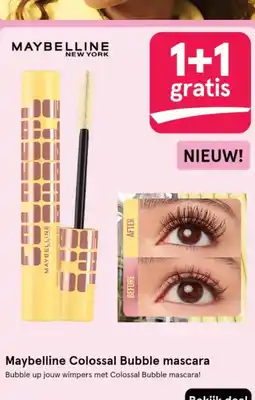 Etos Maybelline Colossal Bubble mascara aanbieding
