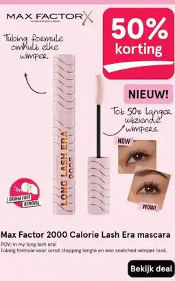 Etos Max Factor 2000 Calorie Lash Era mascara aanbieding