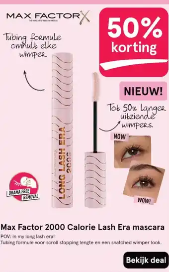 Etos Max Factor 2000 Calorie Lash Era mascara aanbieding