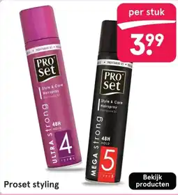 Etos Proset styling aanbieding
