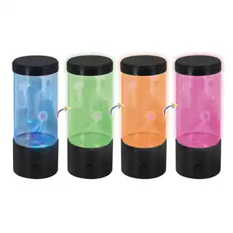 Top1Toys Party Time Jellyfish lamp aquarium color changing aanbieding