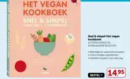 Boekenvoordeel Snel & simpel Het vegan kookboek aanbieding