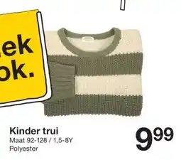 Zeeman Kinder trui aanbieding
