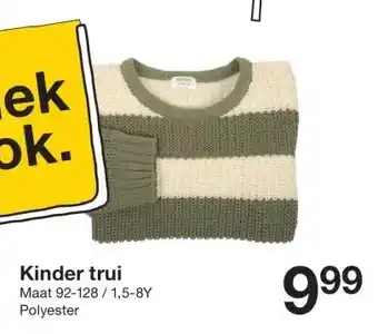 Zeeman Kinder trui aanbieding
